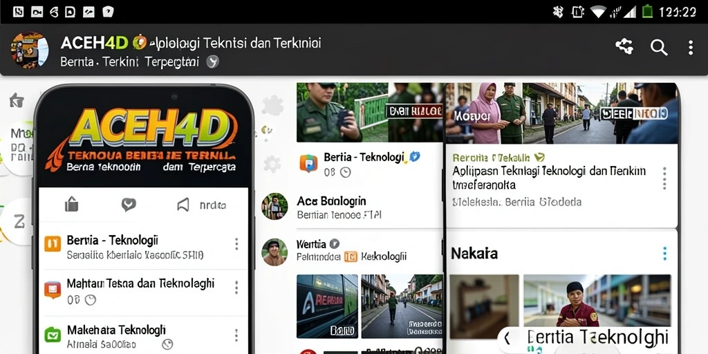 Antarmuka ACEH4D dengan berita teknologi terbaru.