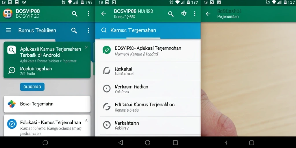 Tampilan antarmuka BOSVIP88 yang intuitif dan mudah digunakan.