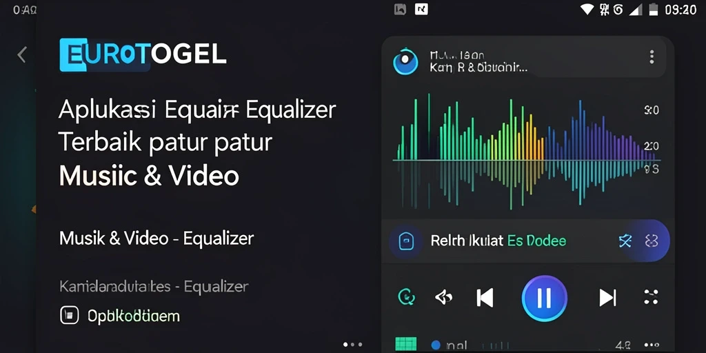 Tampilan antarmuka utama EUROTOGEL dengan fungsi Equalizer yang mudah diakses.