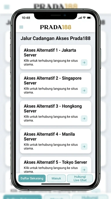 Tampilan link alternatif prada188